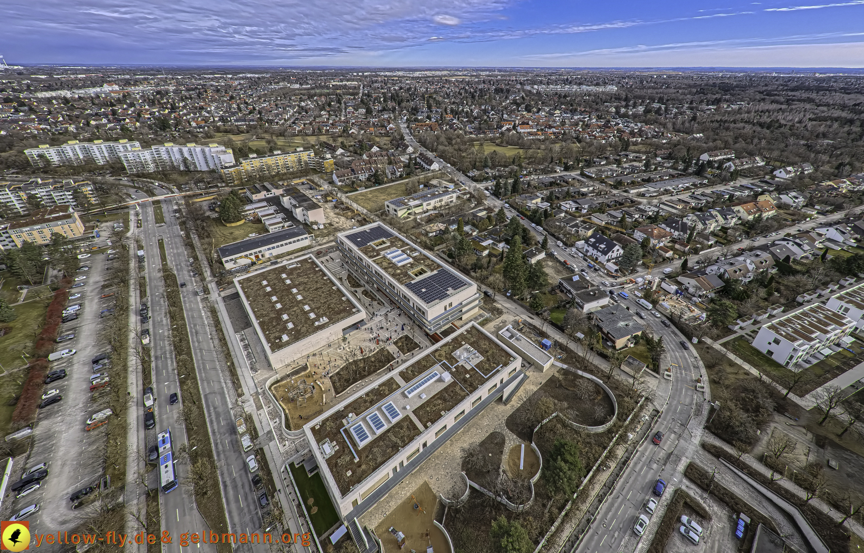 27.02.2025 - Abriss der Grundschule am Karl-Marx-Ring in Neuperlach