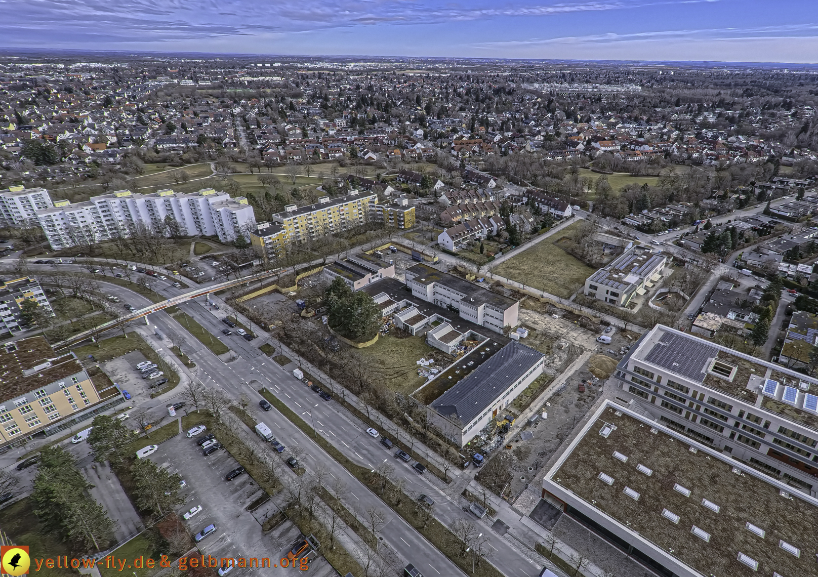 27.02.2025 - Abriss der Grundschule am Karl-Marx-Ring in Neuperlach