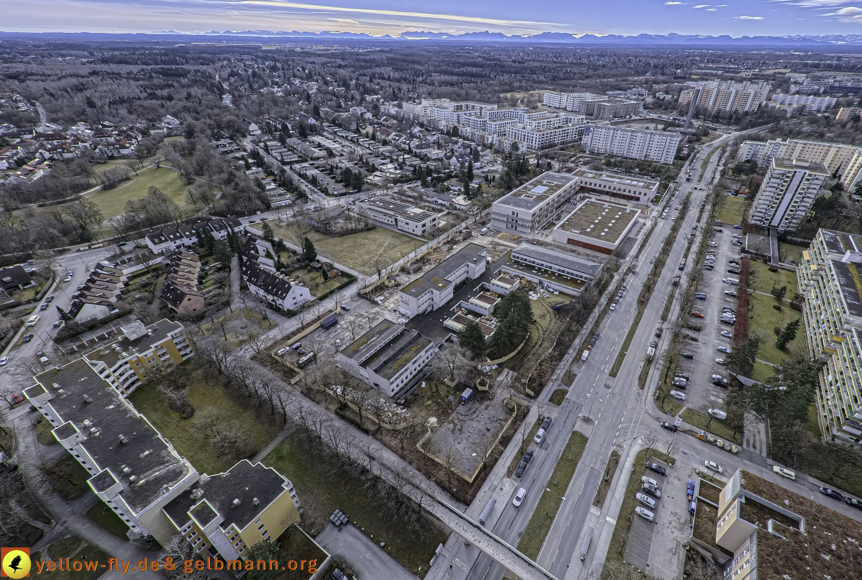 27.02.2025 - Abriss der Grundschule am Karl-Marx-Ring in Neuperlach