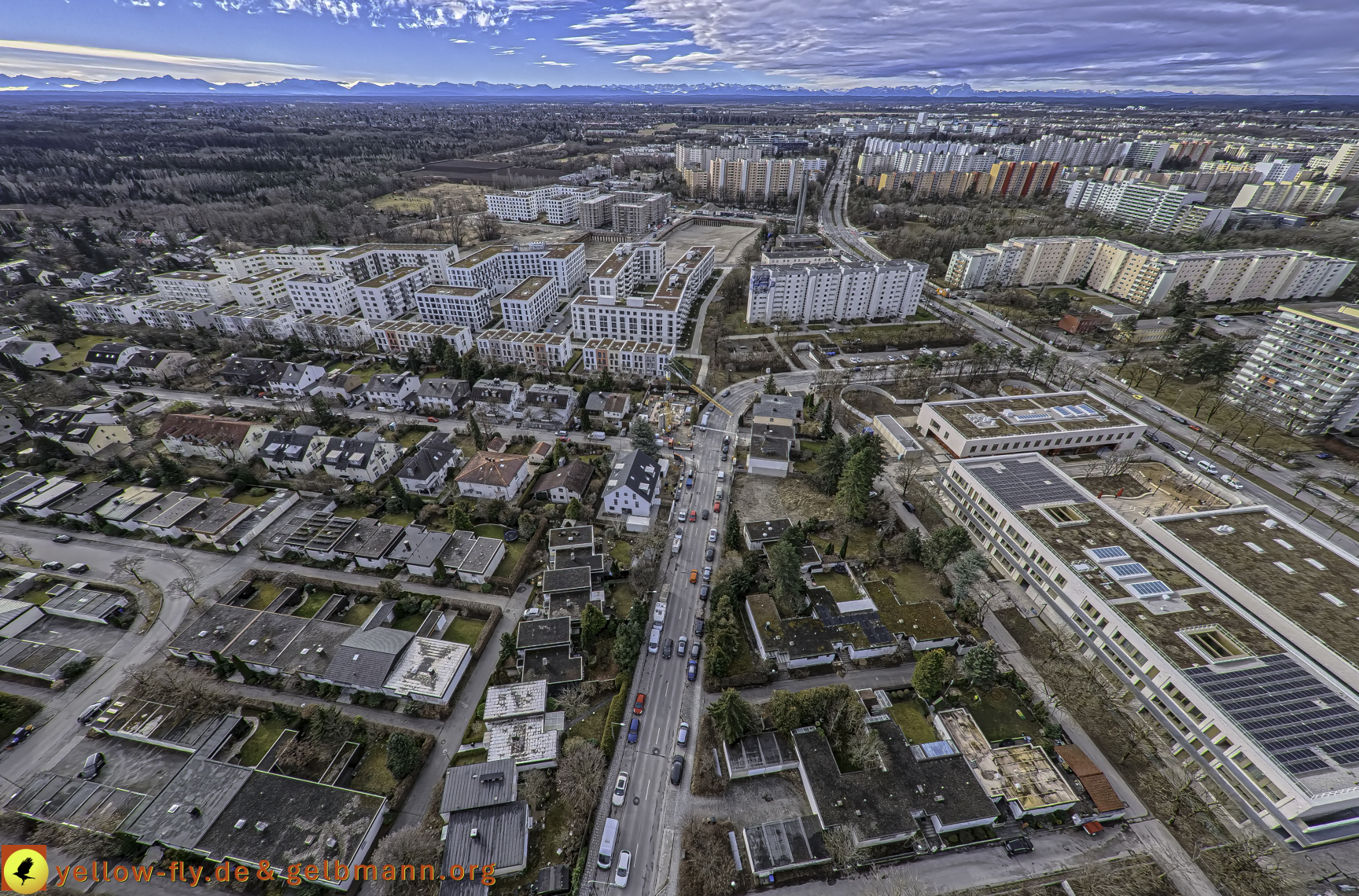 27.02.2025 - Abriss der Grundschule am Karl-Marx-Ring in Neuperlach