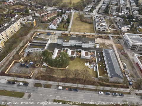 27.02.2025 - Baustelle zur Grundschule am Karl-Marx-Ring in Neuperlach