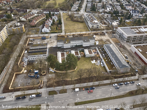 27.02.2025 - Baustelle zur Grundschule am Karl-Marx-Ring in Neuperlach
