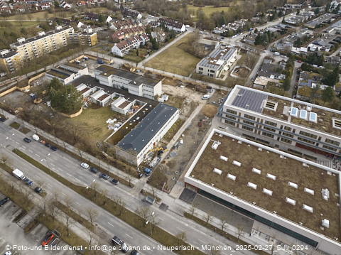 27.02.2025 - Baustelle zur Grundschule am Karl-Marx-Ring in Neuperlach