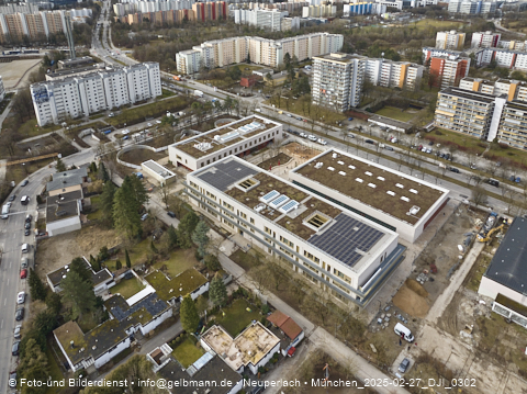 27.02.2025 - Baustelle zur Grundschule am Karl-Marx-Ring in Neuperlach