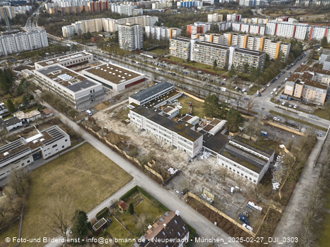 27.02.2025 - Baustelle zur Grundschule am Karl-Marx-Ring in Neuperlach