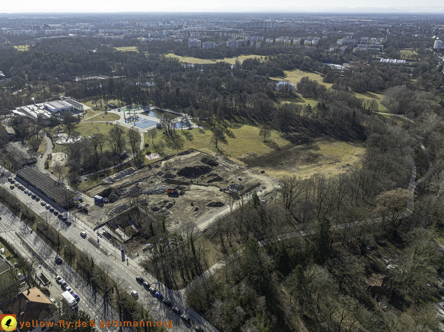 06.03.2025 - Geothermiebaustelle und Ostpark in Berg am Laim