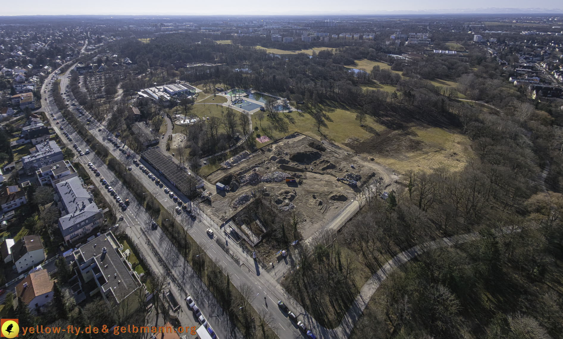 06.03.2025 - Geothermiebaustelle und Ostpark in Berg am Laim