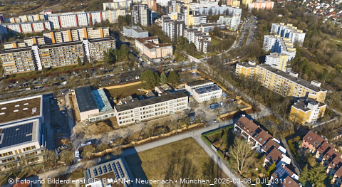 06.03.2025 - Baustelle zur Grundschule am Karl-Marx-Ring in Neuperlach