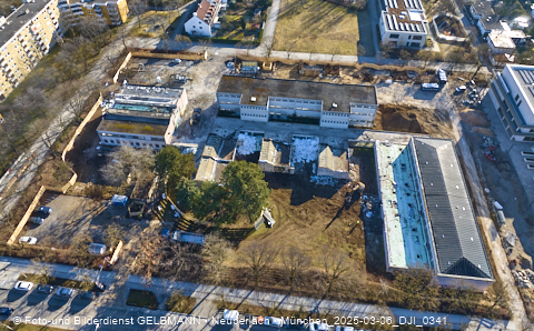 06.03.2025 - Baustelle zur Grundschule am Karl-Marx-Ring in Neuperlach
