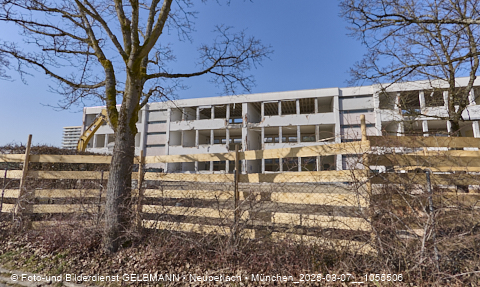 07.03.2025 - Baustelle zur Grundschule am Karl-Marx-Ring in Neuperlach