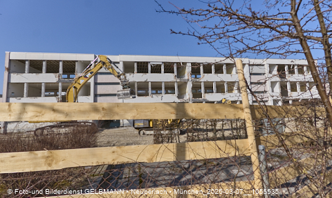 07.03.2025 - Baustelle zur Grundschule am Karl-Marx-Ring in Neuperlach