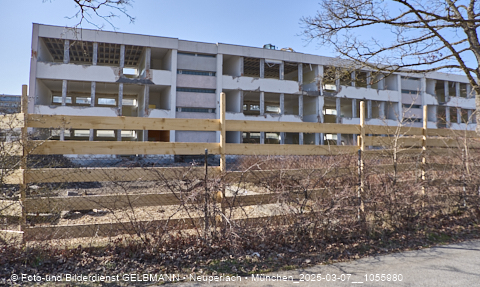 07.03.2025 - Baustelle zur Grundschule am Karl-Marx-Ring in Neuperlach