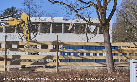 08.03.2025 - Baustelle zur Grundschule am Karl-Marx-Ring in Neuperlach