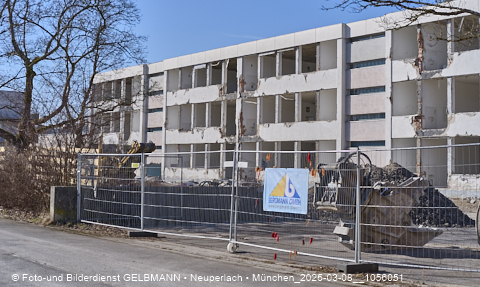 08.03.2025 - Baustelle zur Grundschule am Karl-Marx-Ring in Neuperlach