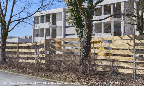 08.03.2025 - Baustelle zur Grundschule am Karl-Marx-Ring in Neuperlach