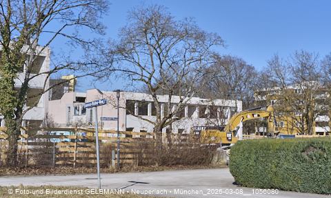 08.03.2025 - Baustelle zur Grundschule am Karl-Marx-Ring in Neuperlach