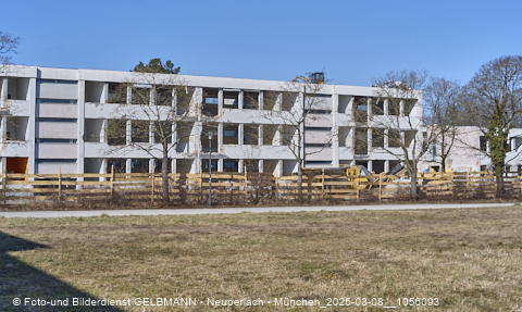 08.03.2025 - Baustelle zur Grundschule am Karl-Marx-Ring in Neuperlach