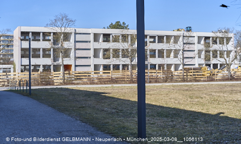 08.03.2025 - Baustelle zur Grundschule am Karl-Marx-Ring in Neuperlach