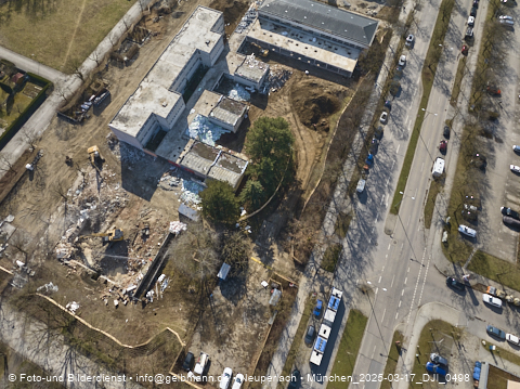 17.03.2025 - Baustelle zur Grundschule am Karl-Marx-Ring in Neuperlach