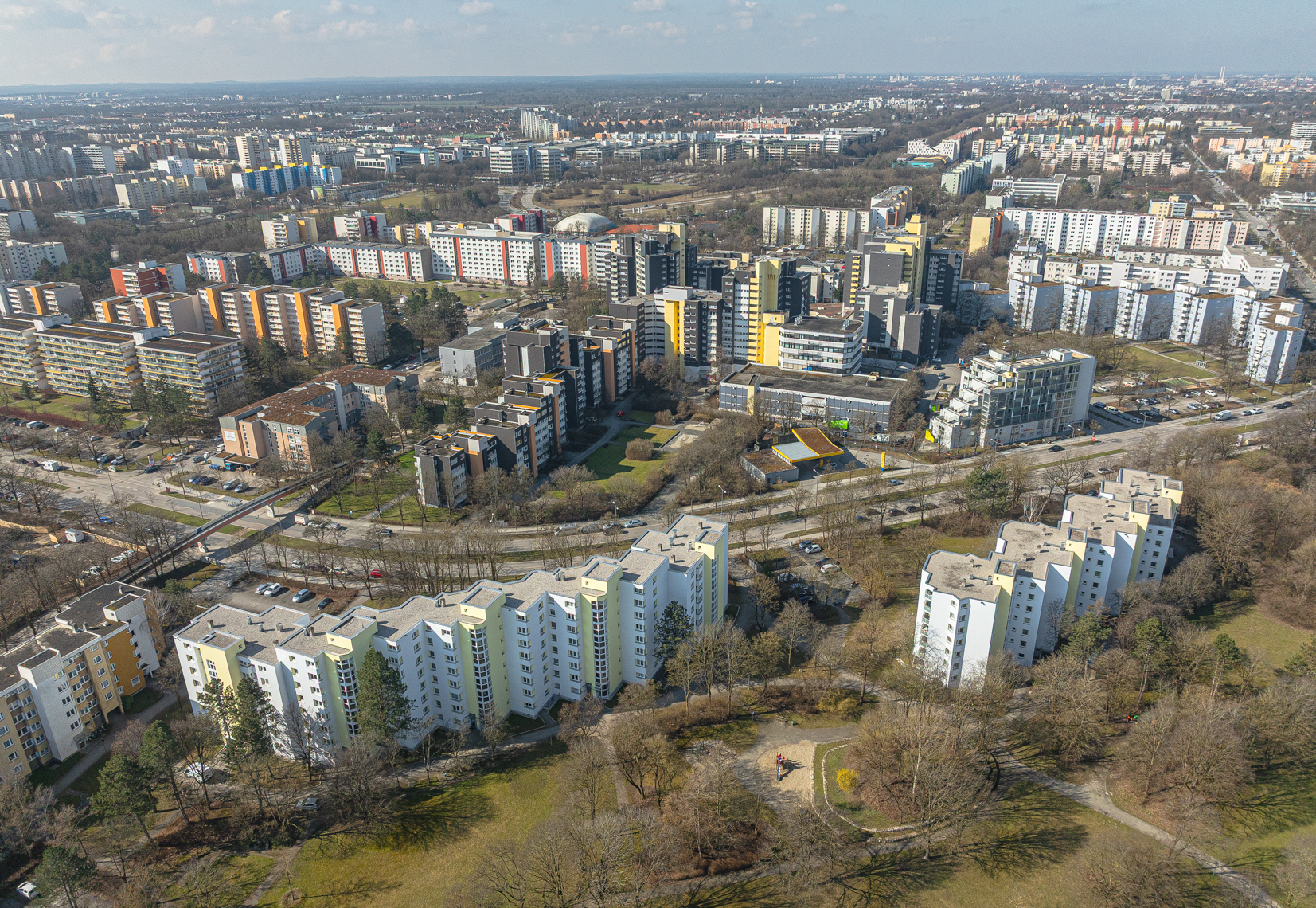17.03.2025 - Marx-Zentrum und Umgebung in Neuperlach