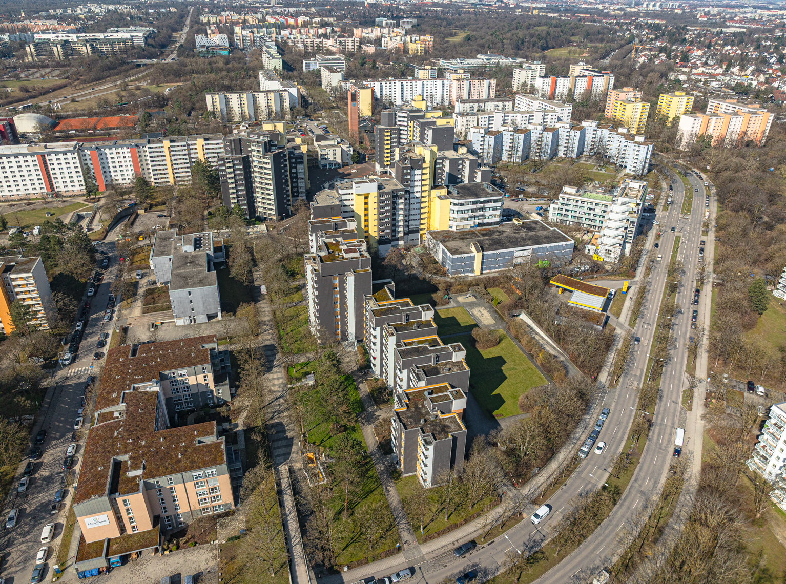 17.03.2025 - Marx-Zentrum und Umgebung in Neuperlach
