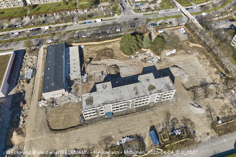 04.04.2025 - Baustelle zur Grundschule am Karl-Marx-Ring in Neuperlach