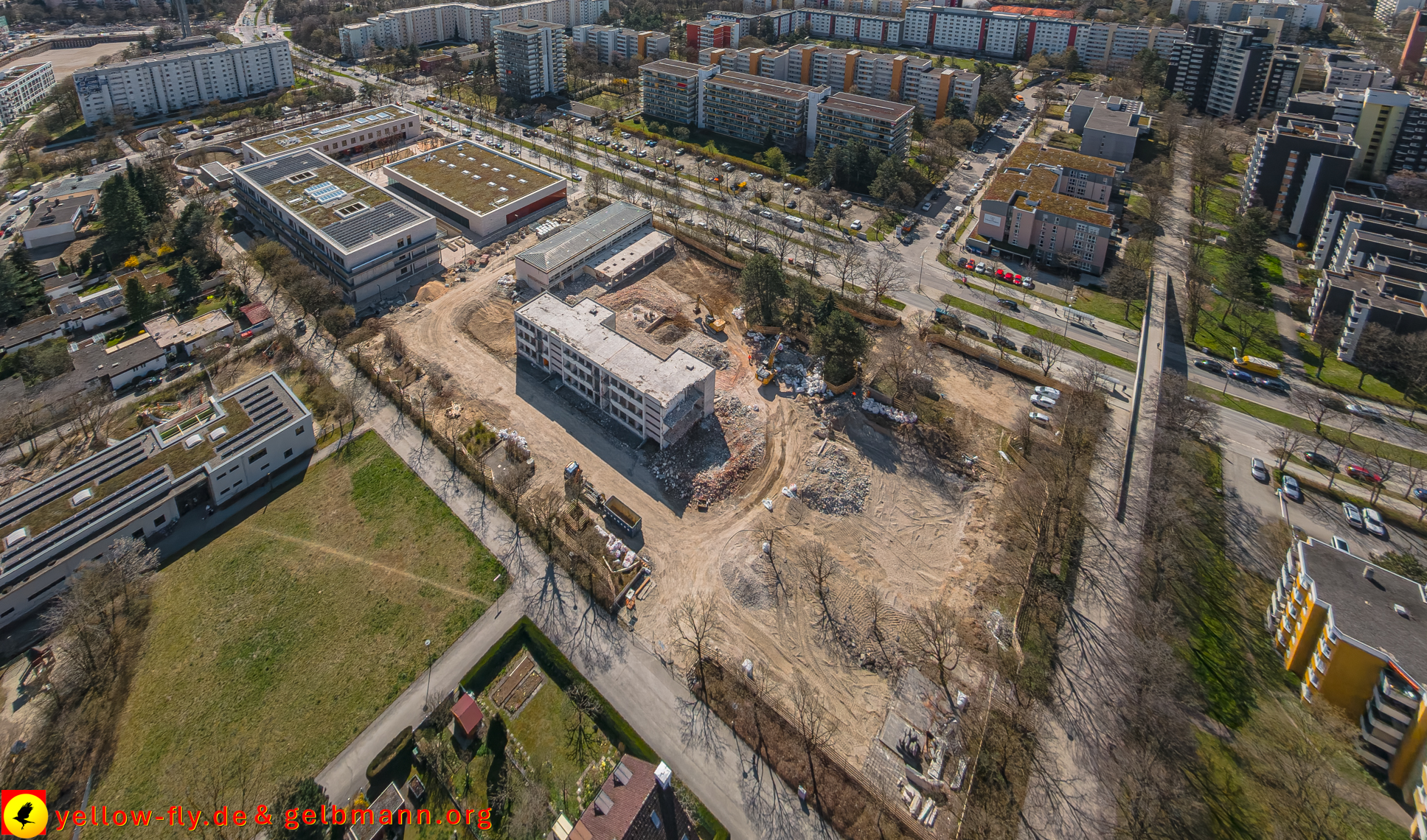 07.04.2025 - Baustelle zum Abriss der Grundschule