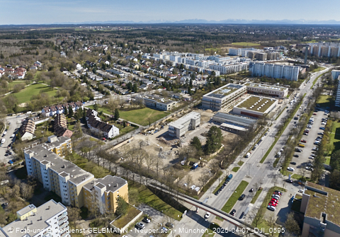 07.04.2025 - Baustelle zur Grundschule am Karl-Marx-Ring in Neuperlach