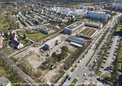 07.04.2025 - Baustelle zur Grundschule am Karl-Marx-Ring in Neuperlach