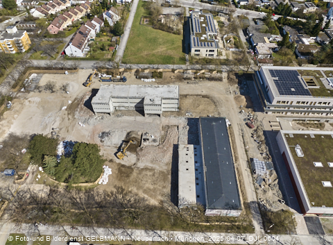 07.04.2025 - Baustelle zur Grundschule am Karl-Marx-Ring in Neuperlach