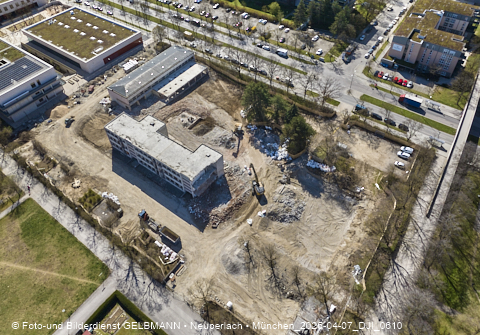 07.04.2025 - Baustelle zur Grundschule am Karl-Marx-Ring in Neuperlach