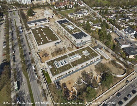08.04.2025 - Baustelle zur Grundschule am Karl-Marx-Ring in Neuperlach