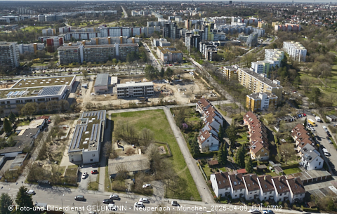 08.04.2025 - Baustelle zur Grundschule am Karl-Marx-Ring in Neuperlach