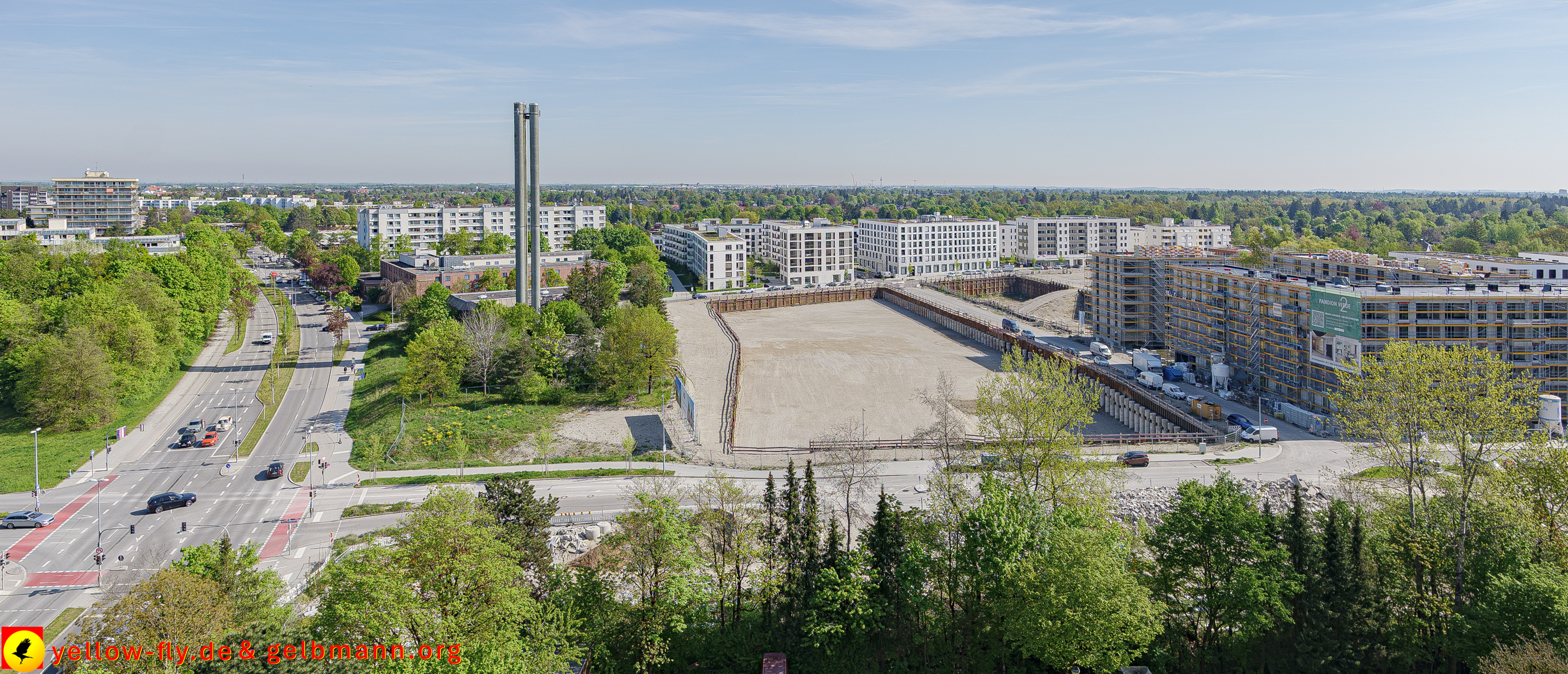 28.04.2025 - DEMOS-Baustelle und BayernHeim-Baustelle Alexisquartier