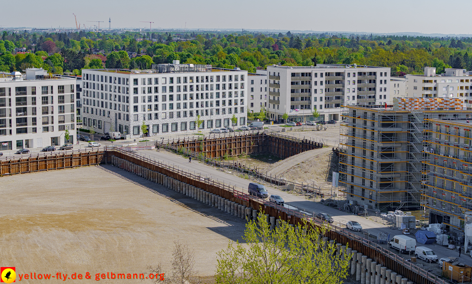 28.04.2025 - DEMOS-Baustelle und BayernHeim-Baustelle Alexisquartier