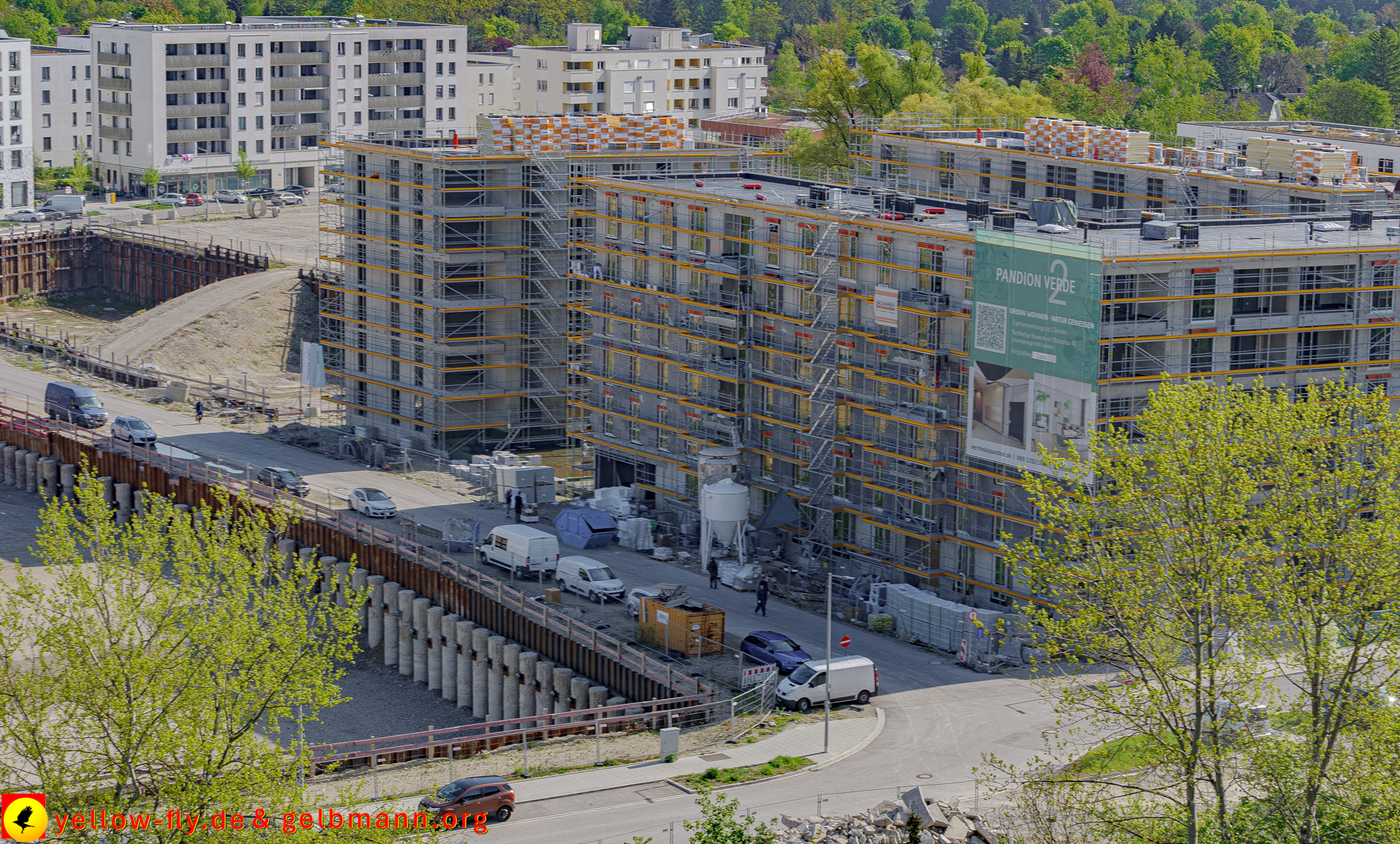 28.04.2025 - DEMOS-Baustelle und BayernHeim-Baustelle Alexisquartier