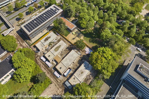 29.04.2025 - Abrissbaustelle Kindergarten an der Heinrich-Wieland-Strasse in Neuperlach