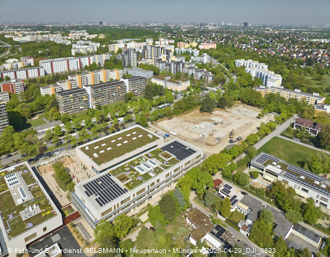 29.04.2025 - Baustelle zur Grundschule am Karl-Marx-Ring in Neuperlach