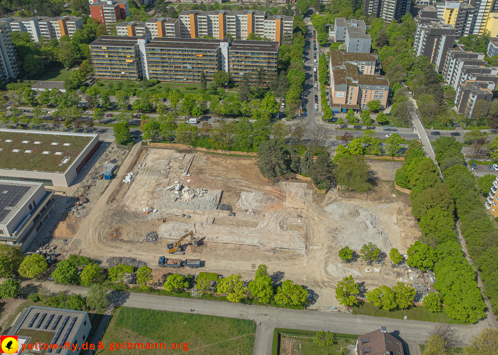 29.04.2025 - Abriss der Grundschule am Karl-Marx-Ring