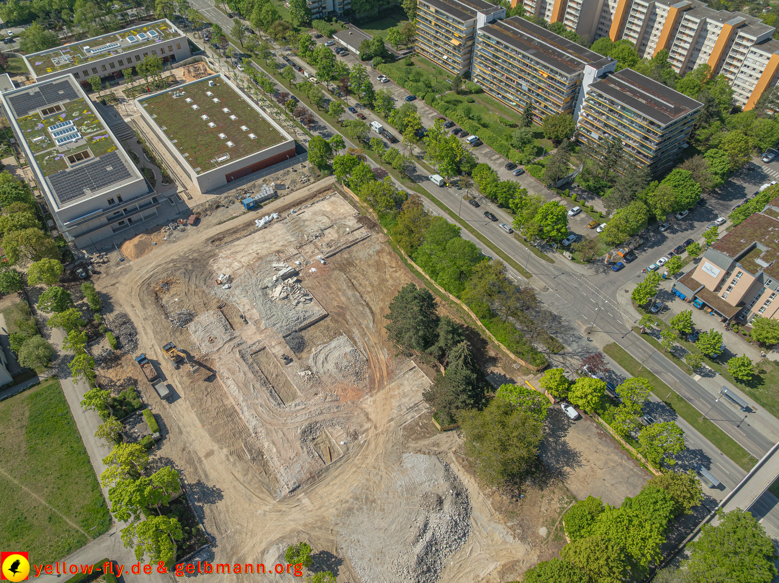 29.04.2025 - Abriss der Grundschule am Karl-Marx-Ring