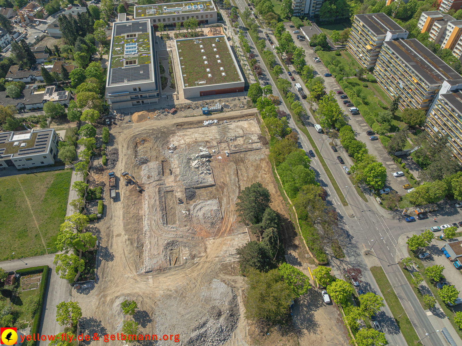 29.04.2025 - Abriss der Grundschule am Karl-Marx-Ring