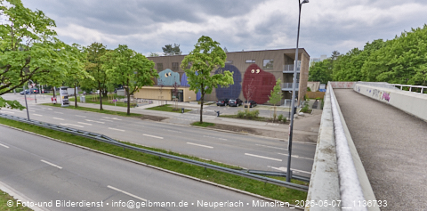 07.05.2025 - Abrissbaustelle Kindergarten an der Heinrich-Wieland-Strasse in Neuperlach
