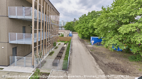 07.05.2025 - Abrissbaustelle Kindergarten an der Heinrich-Wieland-Strasse in Neuperlach