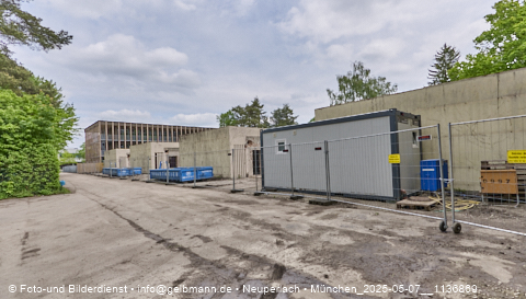 07.05.2025 - Abrissbaustelle Kindergarten an der Heinrich-Wieland-Strasse in Neuperlach