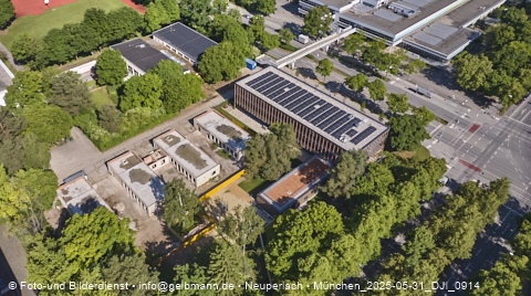 30.05.2025 - Abrissbaustelle Kindergarten an der Heinrich-Wieland-Strasse in Neuperlach