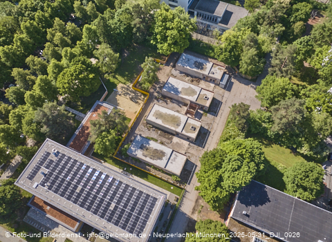30.05.2025 - Abrissbaustelle Kindergarten an der Heinrich-Wieland-Strasse in Neuperlach