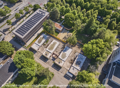 30.05.2025 - Abrissbaustelle Kindergarten an der Heinrich-Wieland-Strasse in Neuperlach