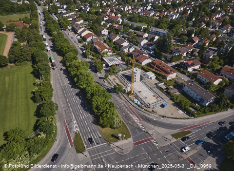 31.05.2025 - Baustelle MONACO an der Heinrich-Wieland-Strasse in Neuperlach