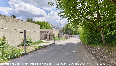 11.07.2025 - Abrissbaustelle Kindergarten an der Heinrich-Wieland-Strasse in Neuperlach