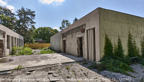 12.07.2025 - Abrissbaustelle Kindergarten an der Heinrich-Wieland-Strasse in Neuperlach